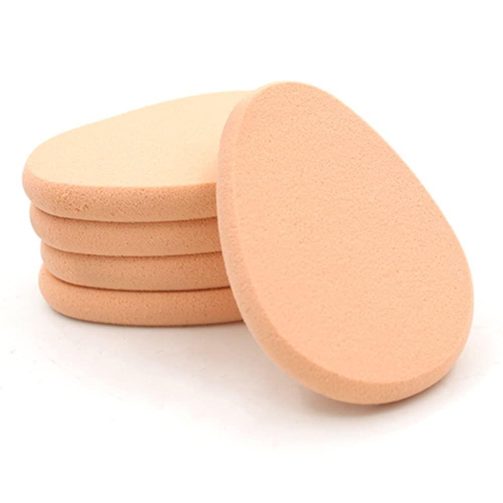JJLFresheners 5Pcs Beige Smooth Makeup Sponge Blender Flawless Foundation Powder Puff Beauty,Makeup Brushes and Tools