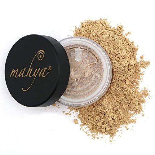 Mahya Cosmetics Mahya Mineral Makeup Loose Mineral Foundations Net Weight: 0.3 oz / 10 g by Mahya Cosmetics (Pure Beige)