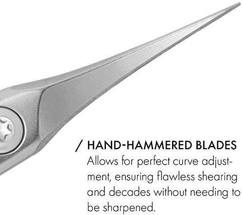 GERmanikure GERMANIKURE 8pc Manicure Set in Leather Case - FINOX Stainless steel tools handmade in Solingen Germany – Professional Nail and Cuticle Care