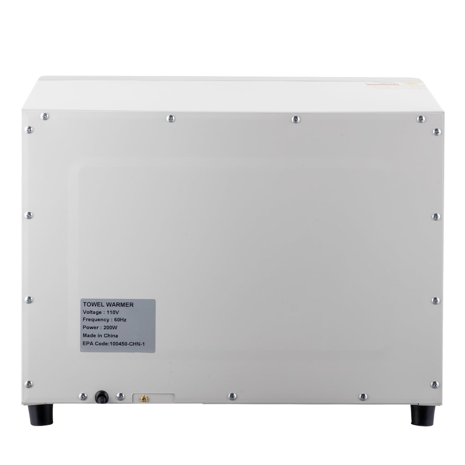 Generic Hot Towel Warmer for Facials Massage, Esthetician Towel Heating Cabinet White, Aluminum Chamber, Salon Beauty Spa Barbershop Equipment (White)