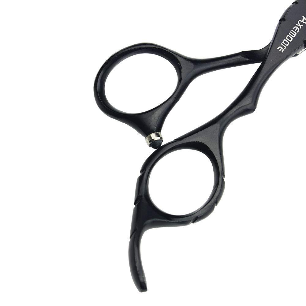 AXEMOORE 7/7.5/8/9 inch salon personalized scissors salon hair styling hair scissors stainless steel hair tools (6-inch 2pc-D)