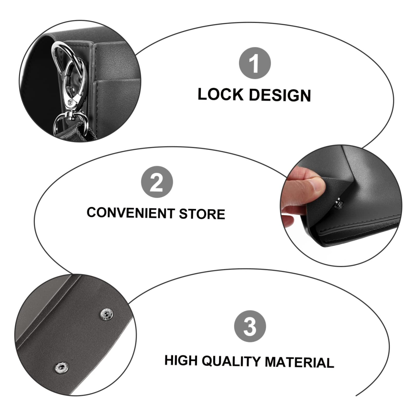 Baluue Baluue Scissors Fanny Pack Hair Stylist Tool Holder Hair Scissor Pouch Hairdressing Pouch Belt Tool Hairdresser Bag for Supplies Shear Holder Pouch Grey Leather