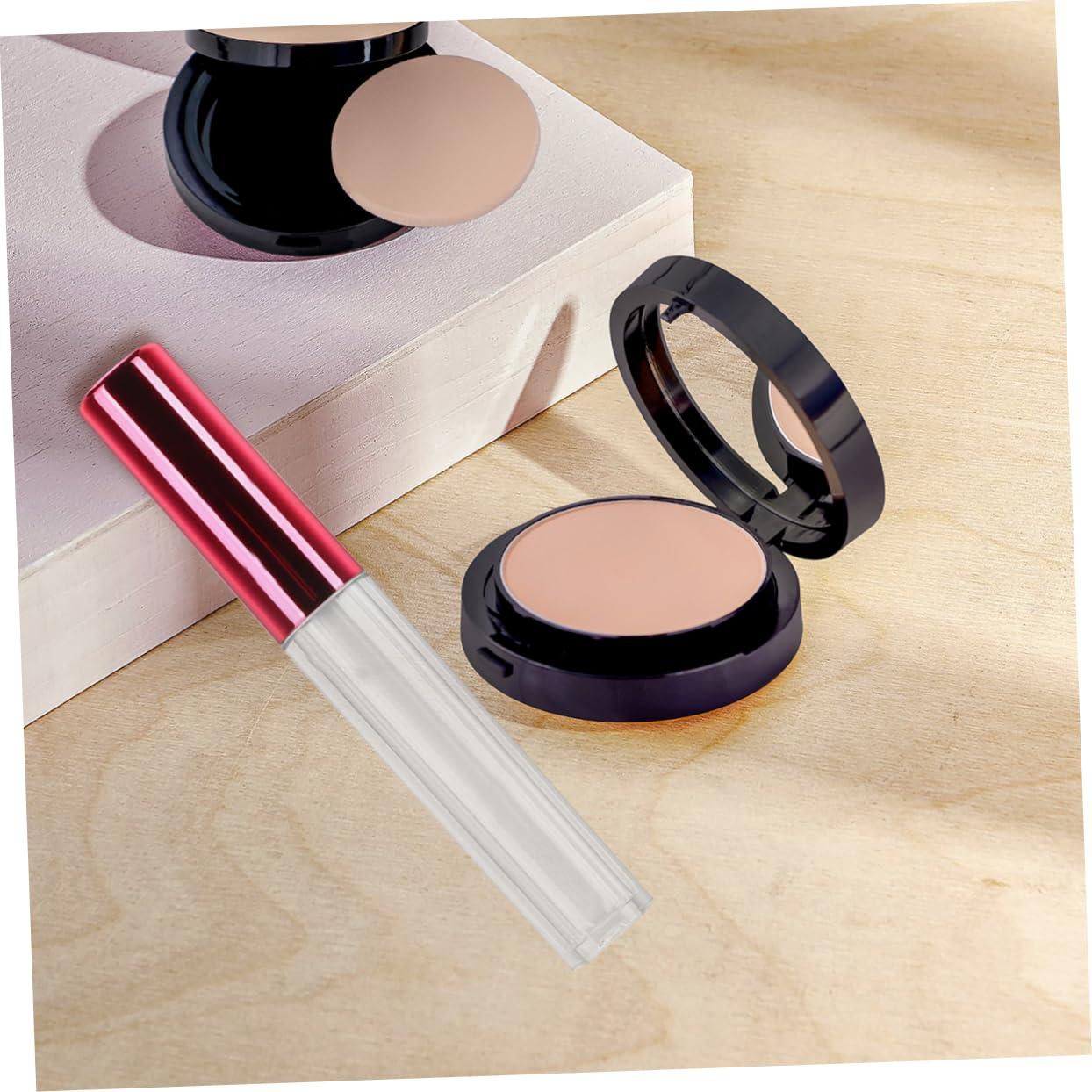 Beavorty Beavorty 20 Pcs Lip Tint Lip Balm Clear Lipglosses Lip Tube Lipstick Sample Tubes Lipstick Tubes Lip Plumper Gloss Clear Lip Gloss Subpackaging Tube Travel Mini Red