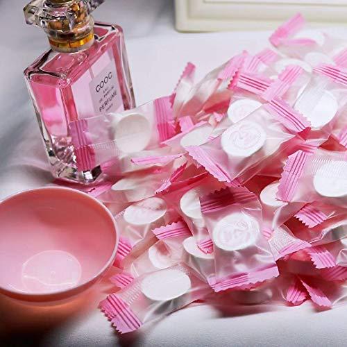 ZMBeautk 100 pcs Compressed Facial Mask Sheet Beauty DIY Disposable Mask Paper Natural Cotton Skin Care Wrapped Masks Normal ThickGet a Small Mask Bowl, Mask Brushes