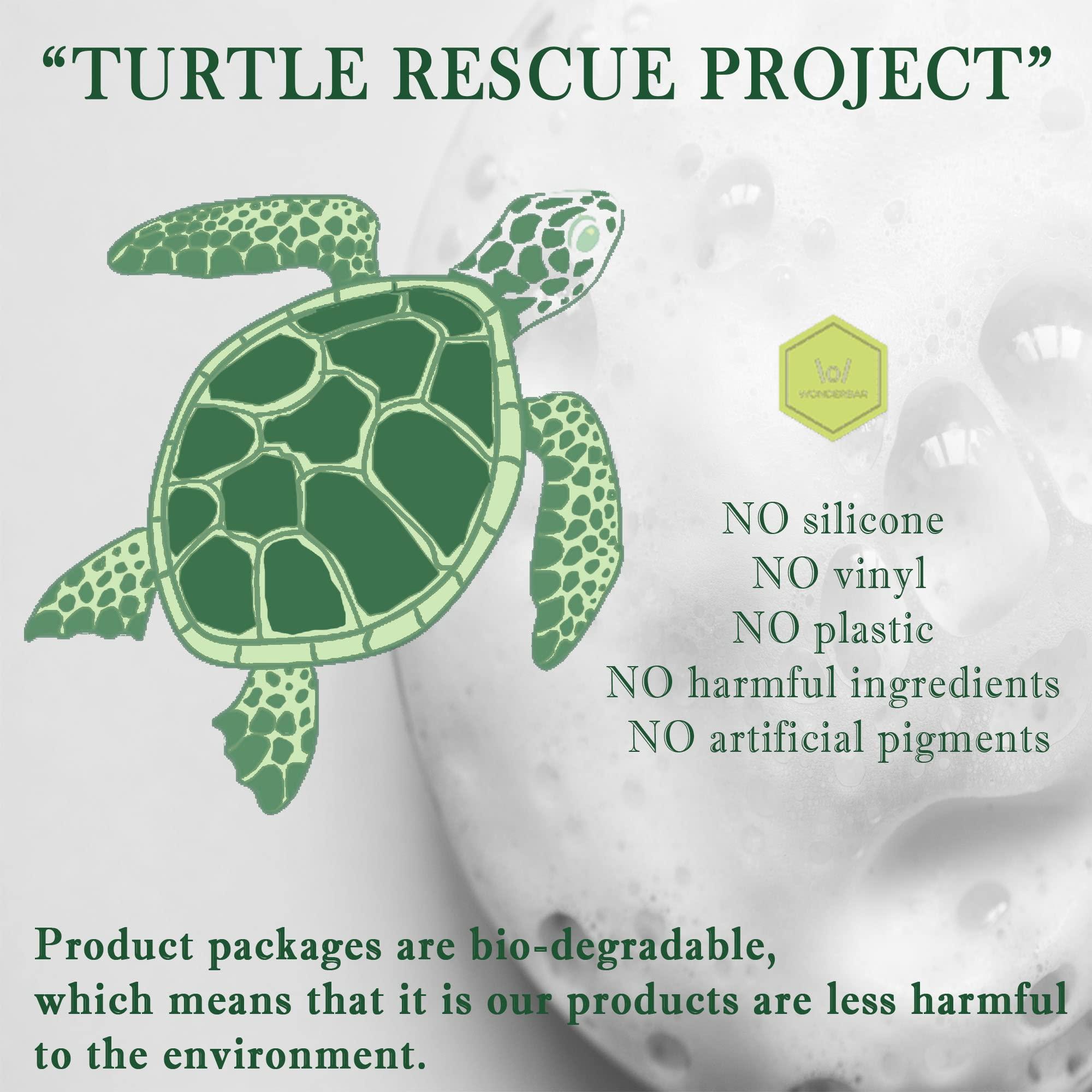 WONDERBAR101 WONDERBAR101 Oily Hair and Oily Scalp Dandruff Shampoo Bar plant-based, pH balanced, Eco-friendly, Plastic Free Packagig. (Rosemary)