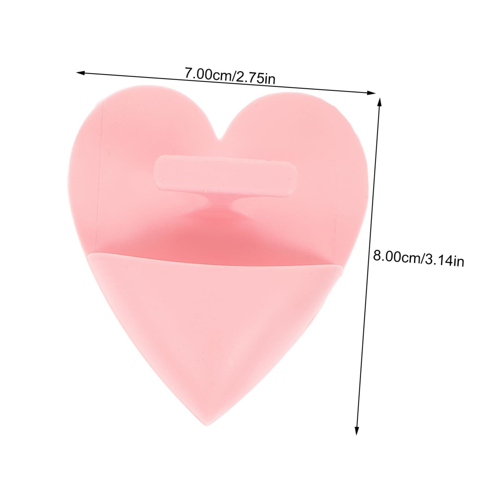 SOESFOUFU SOESFOUFU Manual Face Cleansing Brush Set 4pcs Love Heart Design for Deep Pore Cleaning