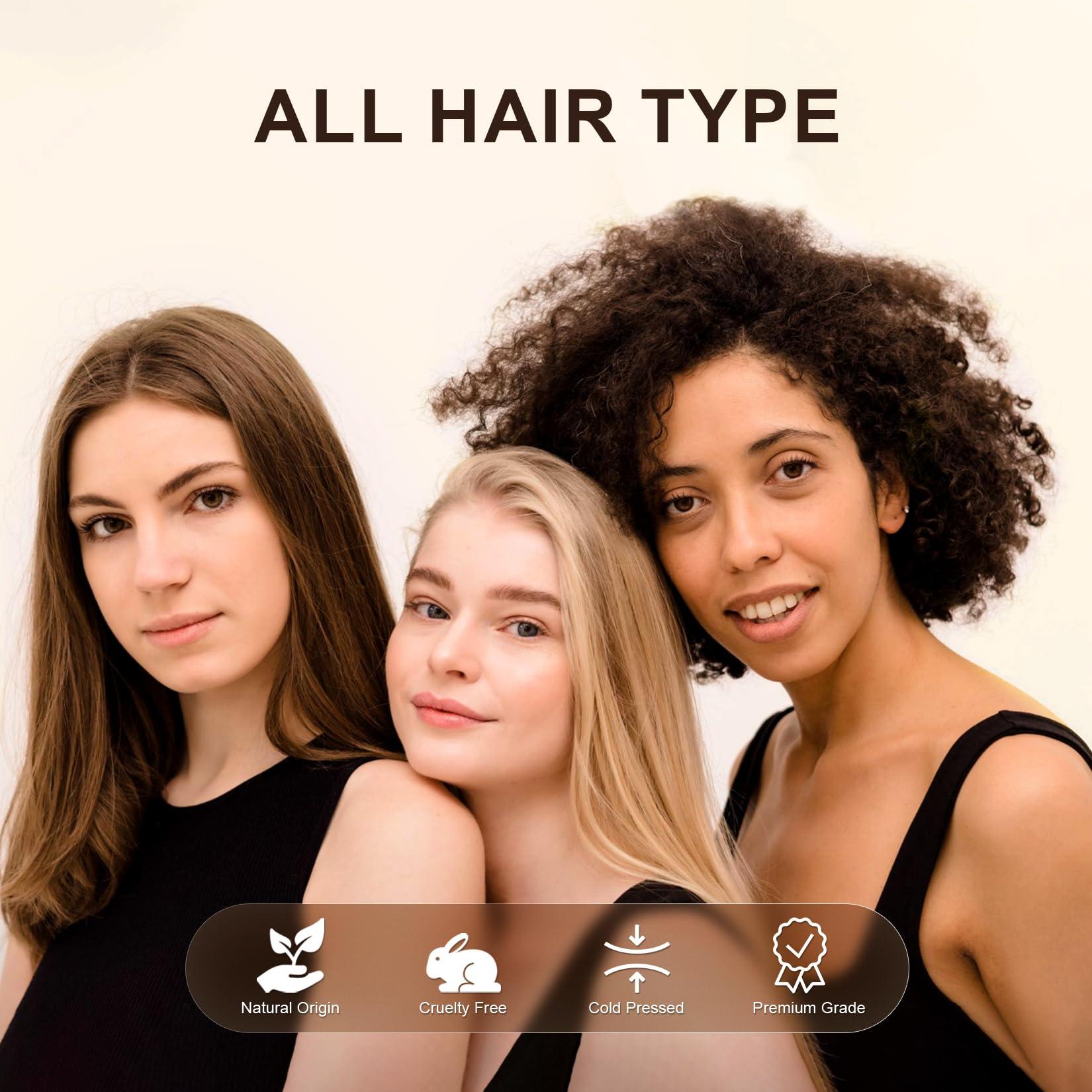 Yoken Yoken Argan Oil for Hair, 16 Fl Oz Pure and Natural Morocco Argan Oil, Argon Oil For Hair, Scalp, Face & Skin Care, 100% Cold Pressed Hair Conditioner, Unrefined Argon Nails Carrier Oil