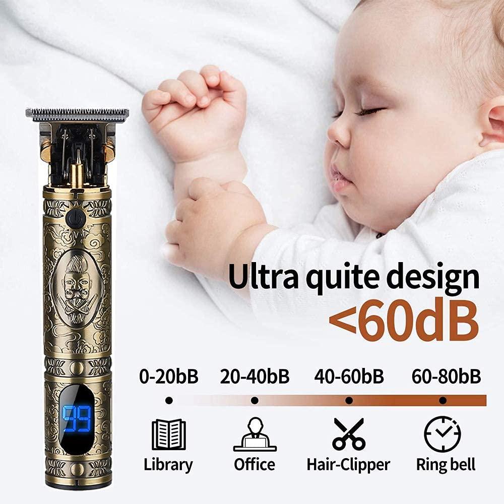 resilient resilient Hair Clippers for Men, Professional Hair Trimmer for Barber, Beard Trimmer for Men, T-Blade Hair Edgers Clippers, Gold Knight Close-Cutting Trimmers, Cordless Clippers for Hair Cutting