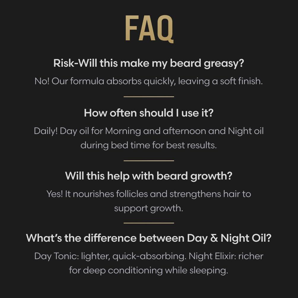 The Beard Struggle The Beard Struggle - Day Liquid Tonic Beard Oil - Silver Collection (Alfheim's Forests) - Beard Oil for Men - Moisturize, Softens Hair, Reduces Itch - Day Time Beard Growth Oil (1 Fl oz)