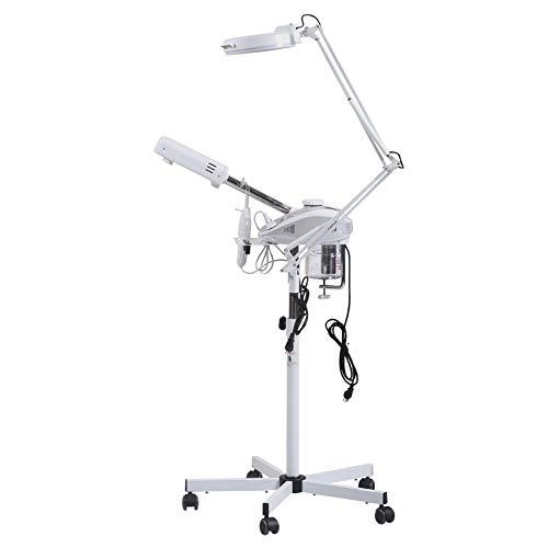 Beauty Style Beauty Style Facial Steamer Salon Spa Equipment 5X Magnifying Lamp & High Frequency Beauty Kit for Skin Care