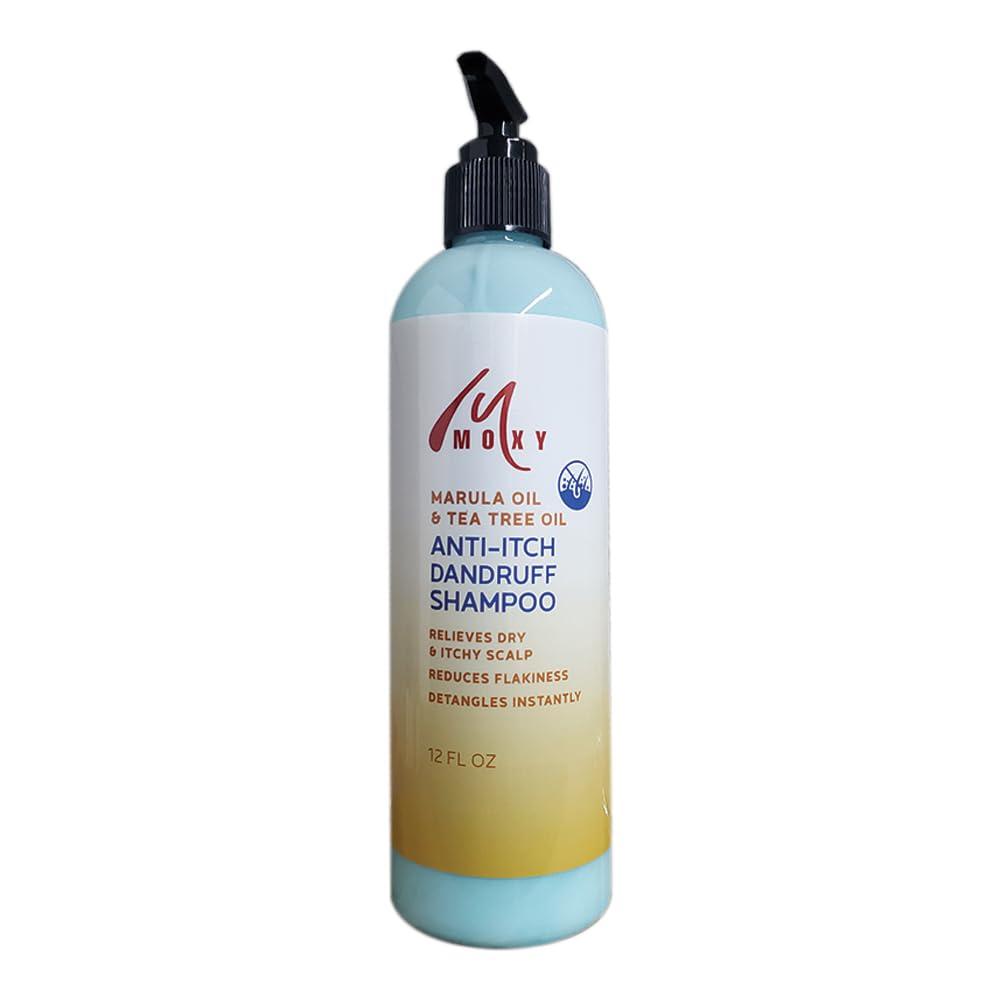 MOXY MOXY Anti-Itch Dandruff Shampoo for Dry & Itchy Scalp and Hair, 12oz.
