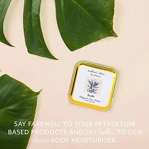 Mother's Shea Mother's Shea Whipped Shea Butter (Vanilla, 2 Oz Tins - Set of 3) 100% Pure Raw Unrefined African Shea - Organic, Sustainably-Sourced Ingredients - Natural Skin & Hair Care