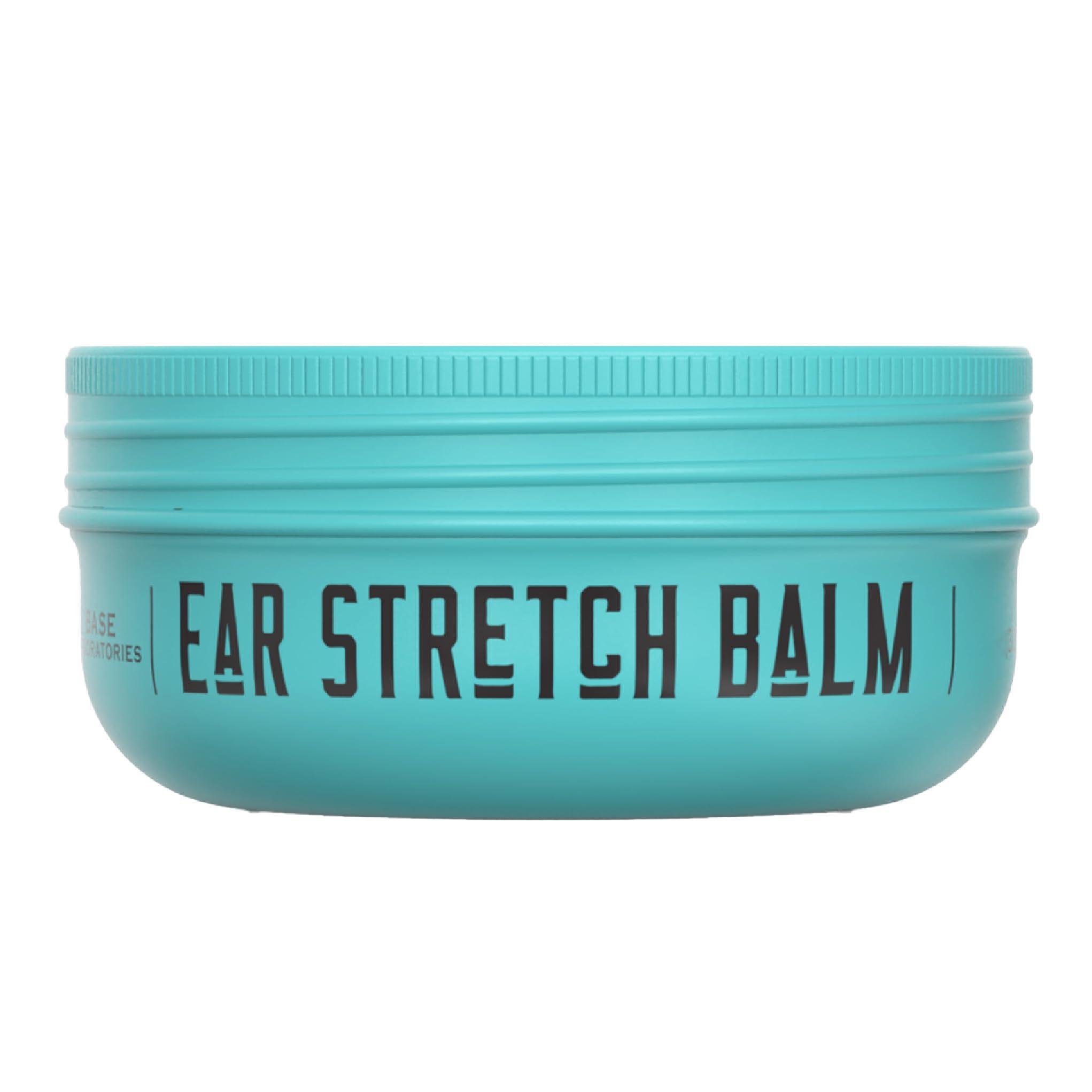 BASE LABORATORIES BASE LABORATORIES Ear Stretching Balm For Ear Gauges | Ear Stretching Balm For Earlobe Stretching & Preparation | All Natural Piercing Aftercare With Shea Butter & Eucalyptus Oil | 1.7 oz