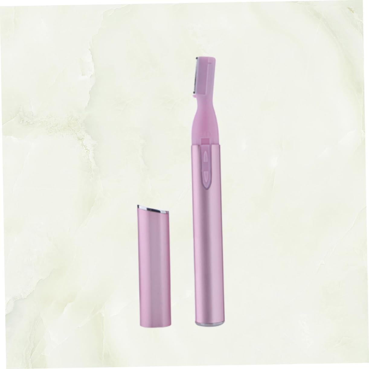 Baluue Baluue 2pcs Electric Eyebrow for Men and Women Portable Automatic Eyebrow Trimmer for Painless Hair Removal Anytime Anywhere No Battery Required for Travel