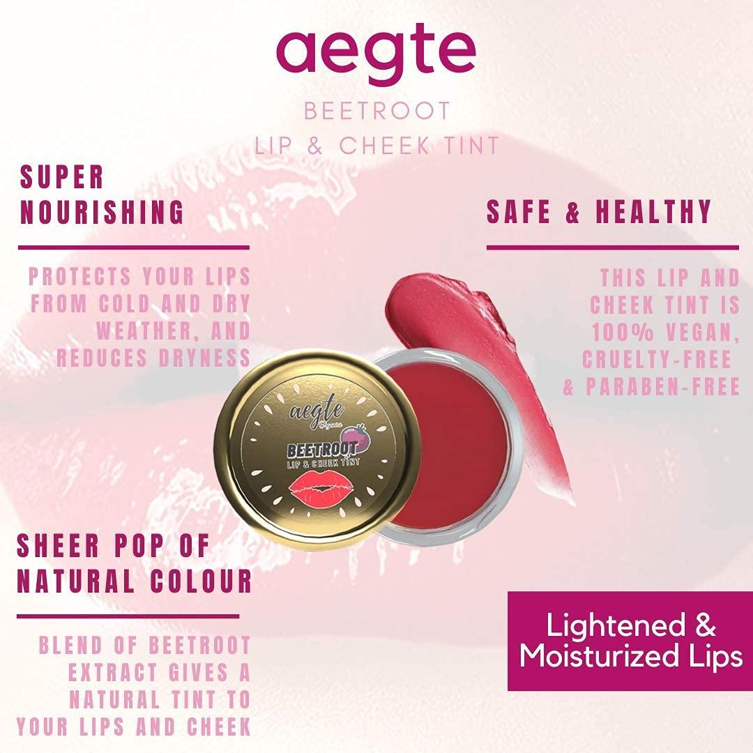 Generic Organics Beetroot Lip & Cheek Tint All-Natural Lip Balm (Real Beetroot & Tomato Extracts, 15 Gm)