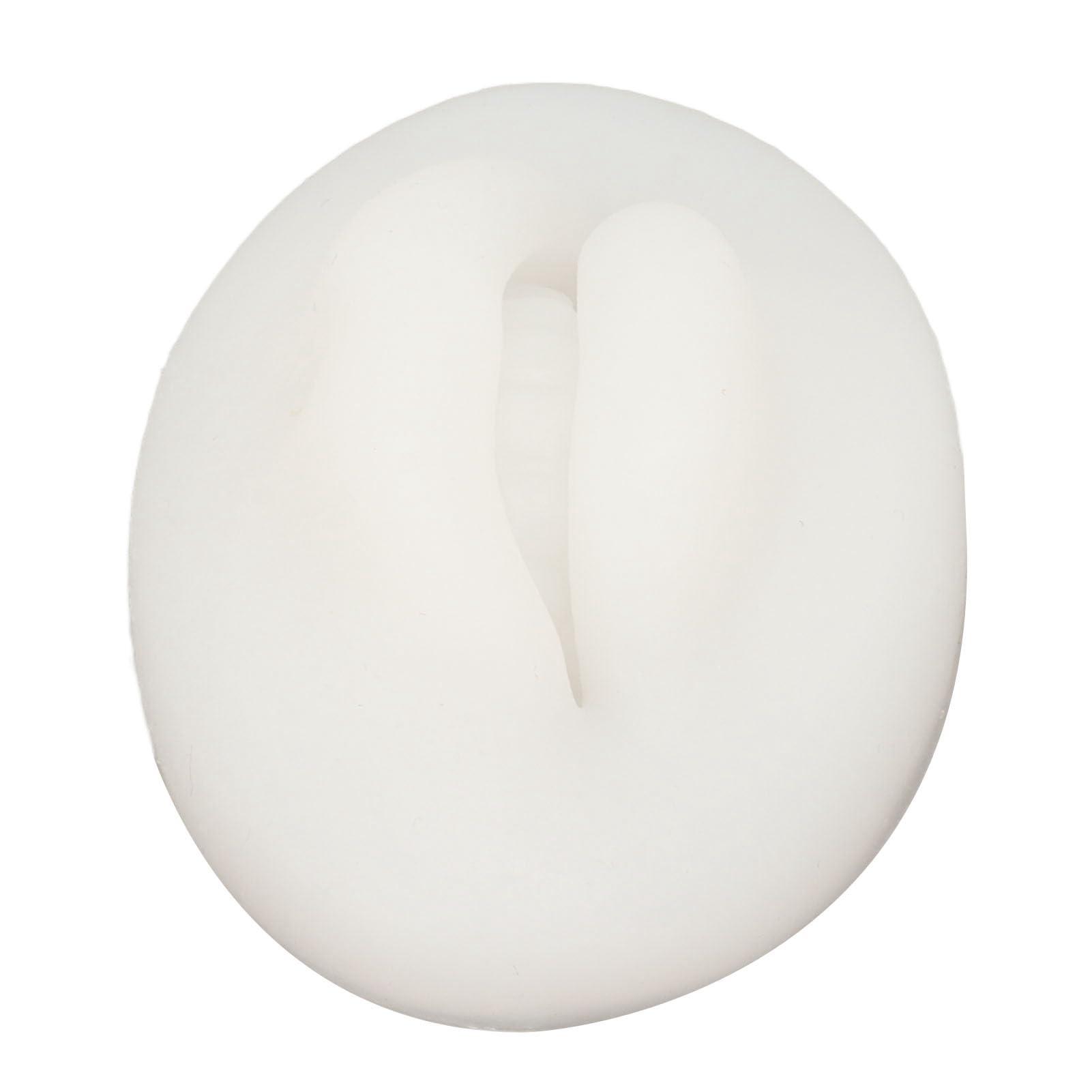 Diydeg Fake Lips, 10PCS Silicone Soft Flexible 3D Open Mouth Easy to Apply Colour Practice Lips Highly Reproducible Portable Silicone Lips Model for Makeup Practice (Semi Transparent