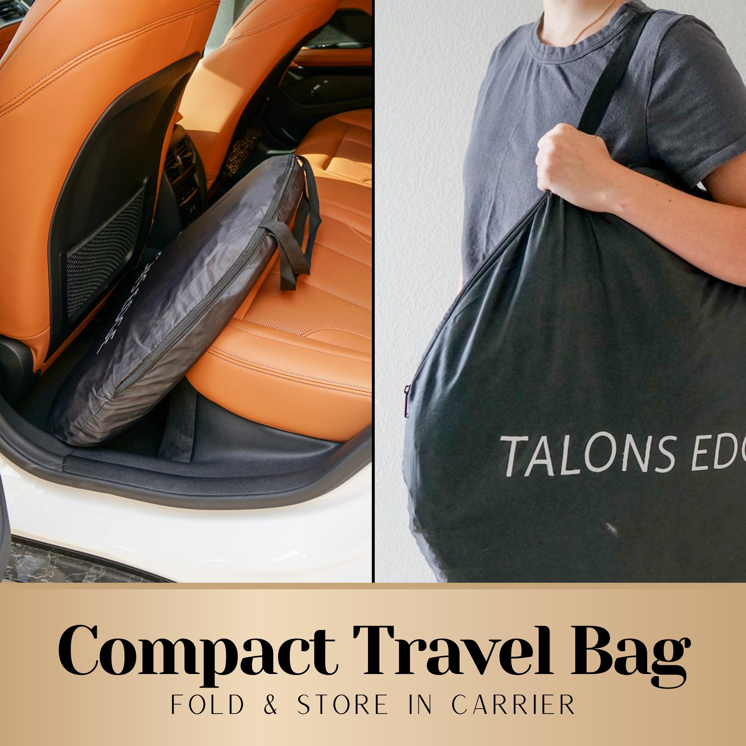 TALONS EDGE Talons Edge tm - Spray Tan Tent - Pop Up Spray Tan Booth with Carry Bag - Portable Tanning Tent for Professional & Home Use - Mess Free - Foldable Spray Tan Backdrop