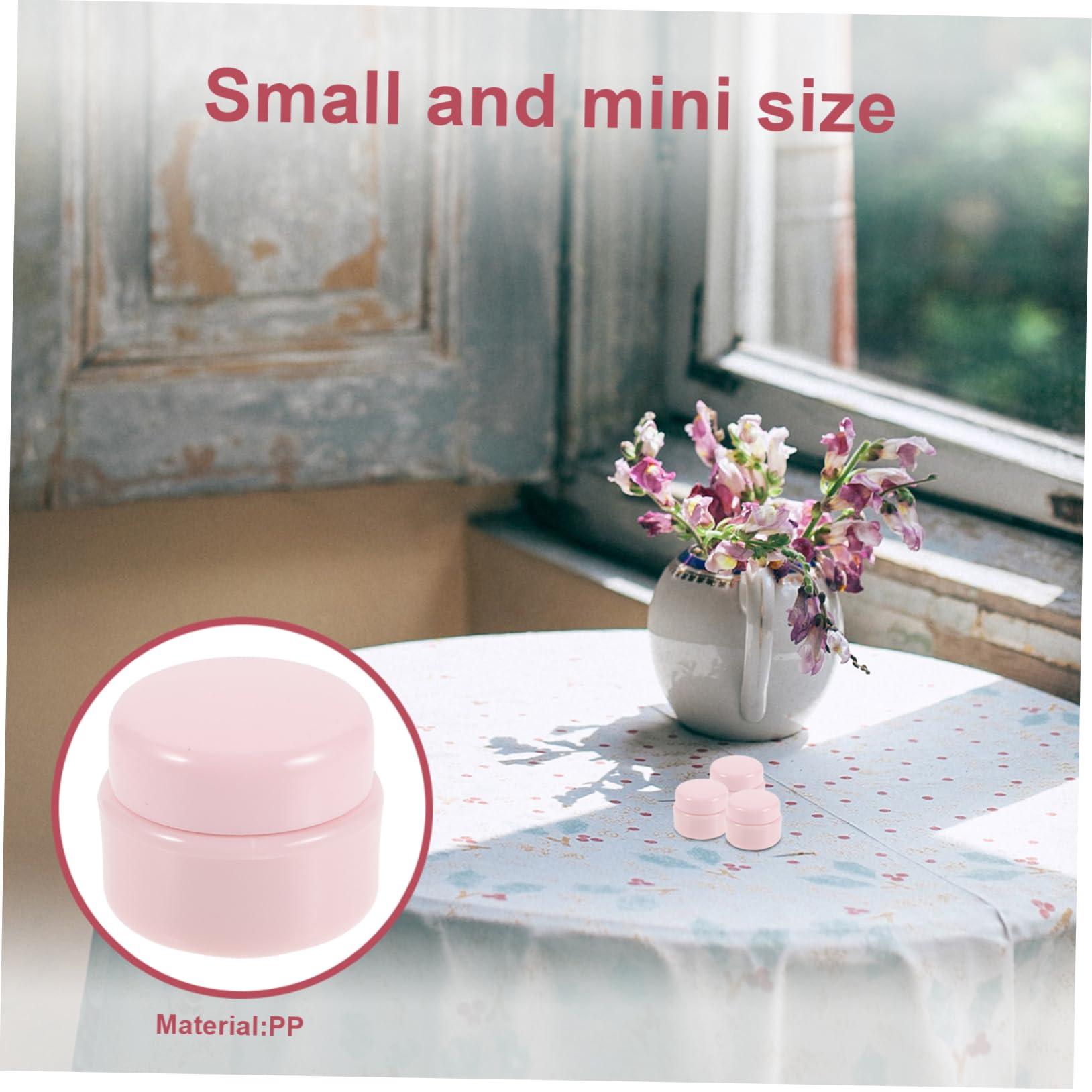 STOBOK STOBOK 12 Pcs Cream Box Body Butter Containers Travel Containers for Toiletries 3g Plastic Jars Makeup Sample Container Empty Sample Containers Lip Balm Jars Mini Travel Can Pp Filling