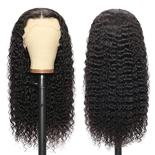 Healthair Healthair Deep Wave Lace Front Wig 360 Lace Front Wigs Human Hair Pre Plucked Human Hair Wigs for Black Women(16inch, Deep 360 Wig)