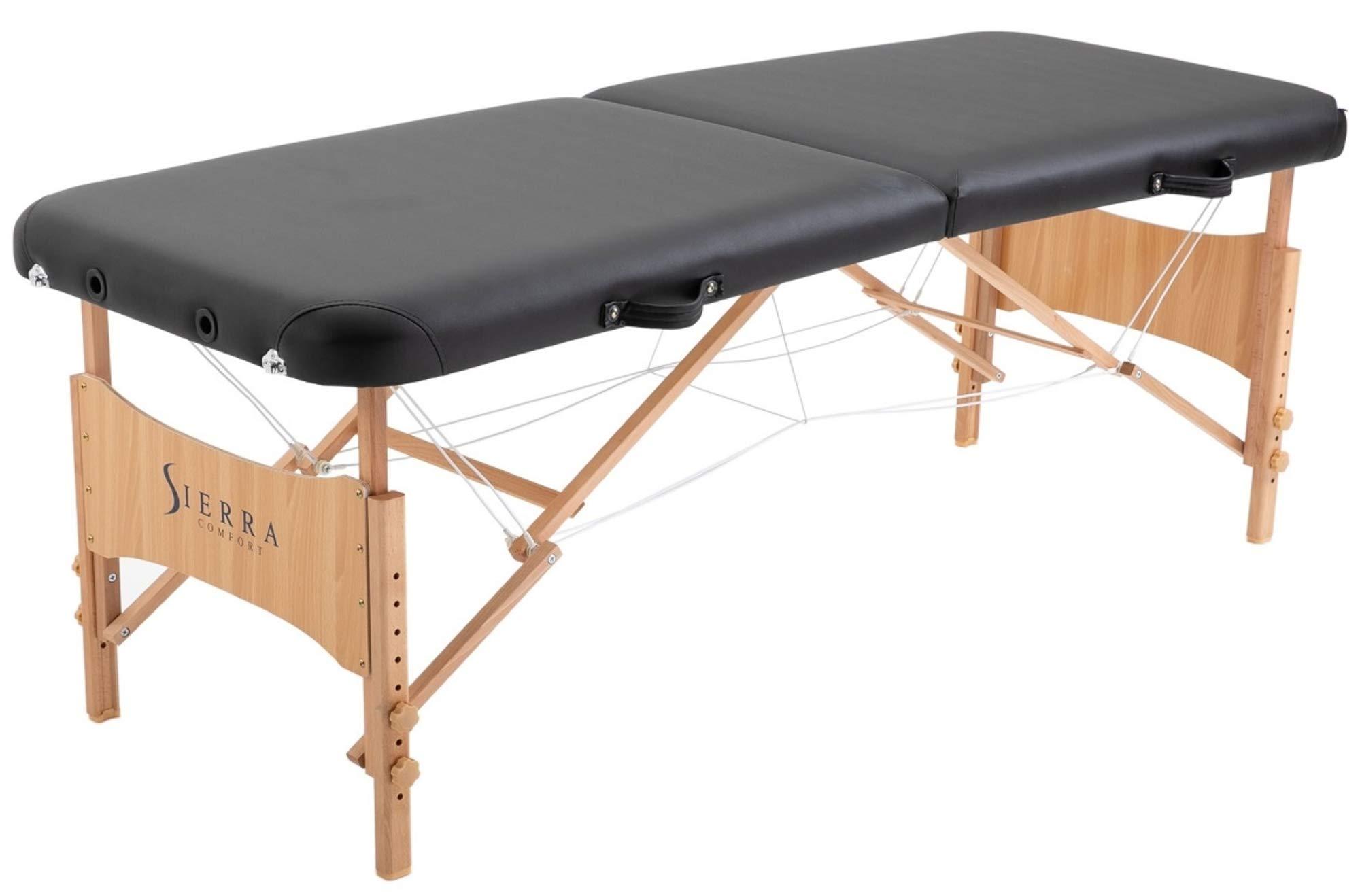 Sierra Comfort SierraComfort Basic Portable Massage Table, Black