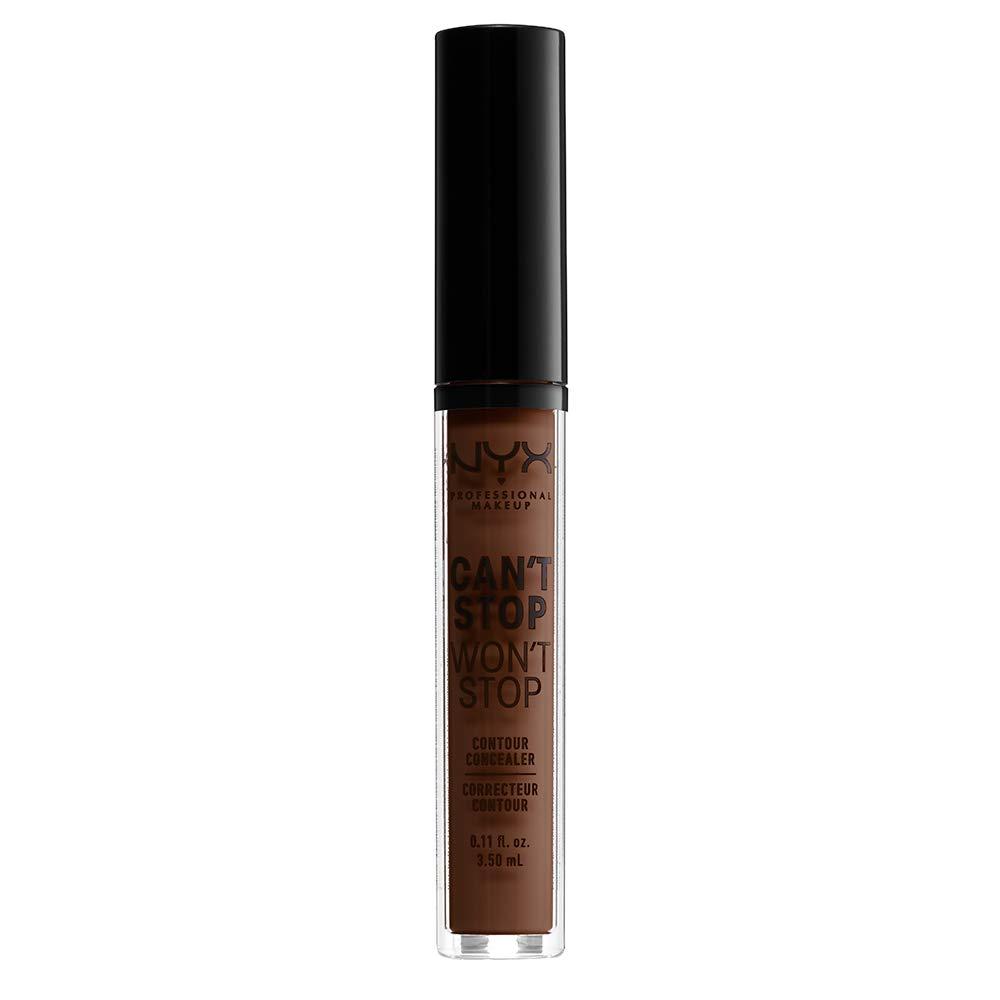 NYX PROFESSIONAL MAKEUP NYX PROFESSIONAL MAKEUP Can't Stop Won't Stop Contour Concealer, 24h Full Coverage Matte Finish - Deep Walnut