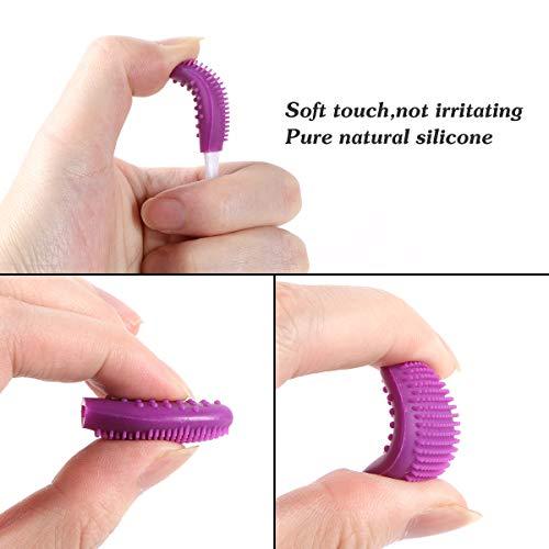 Aooba Aooba 6PCS Lip Scrub Brush, Double-Sided Soft Silicone Exfoliating Lips Brushes Tool for Smoother Skin and Lip Exfoliator Treatment