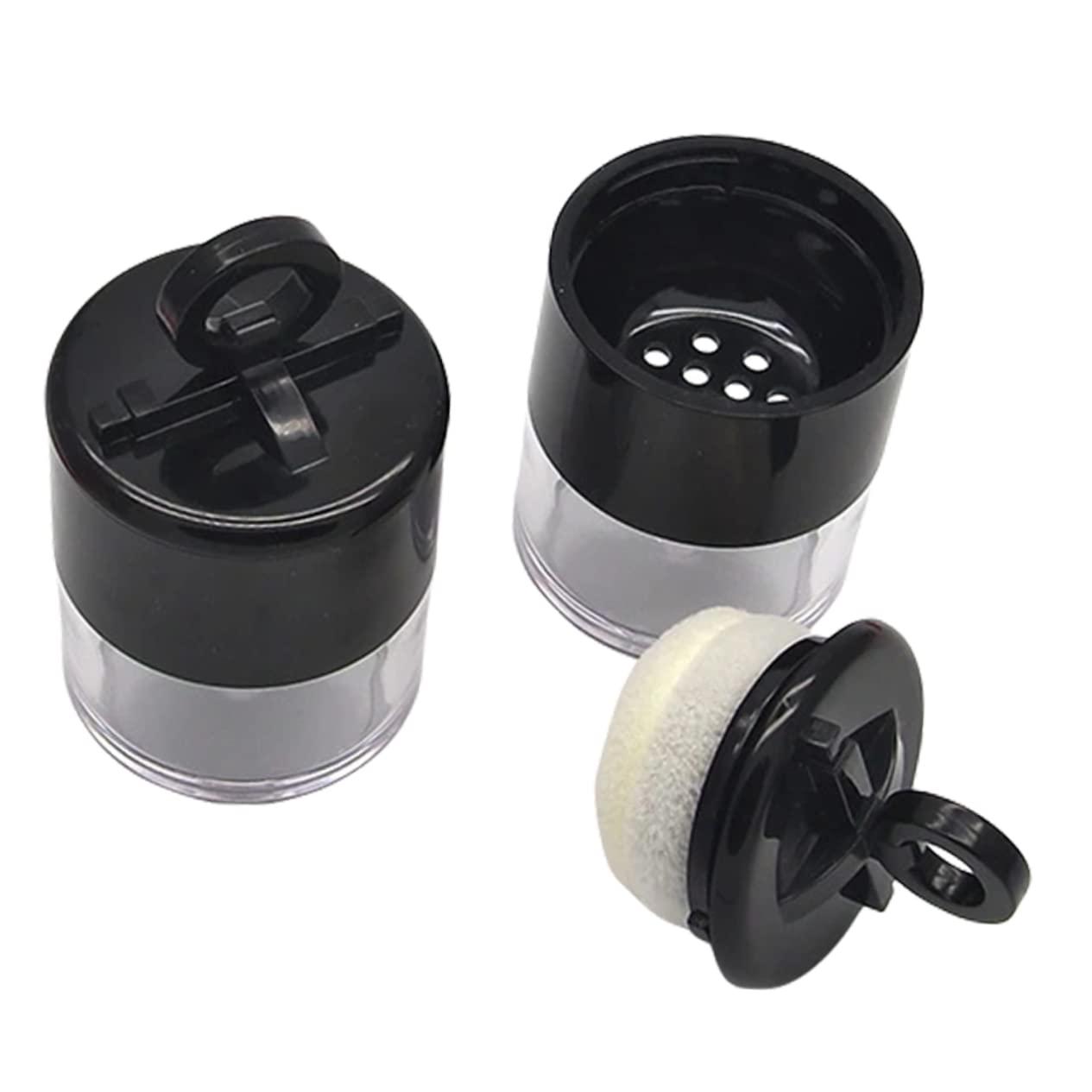 Beavorty 10 Pcs Powder Box Refillable Loose Powder Container Powder Puff and Container Cosmetics Powder Cases Makeup Powder Cases Cosmetics Powder Container Portable Loose Powder Case