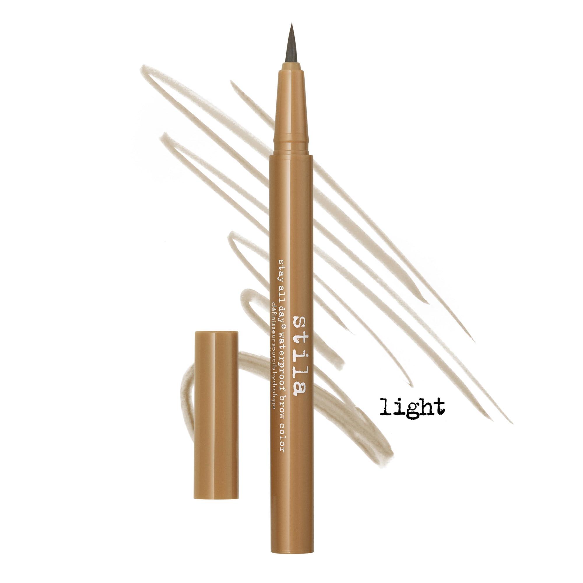 stila Stay All Day Waterproof Brow Color | Shape & Define Eyebrows, Long-Lasting Wear, Fine Brush-Tip for Precise & Easy Application | Light