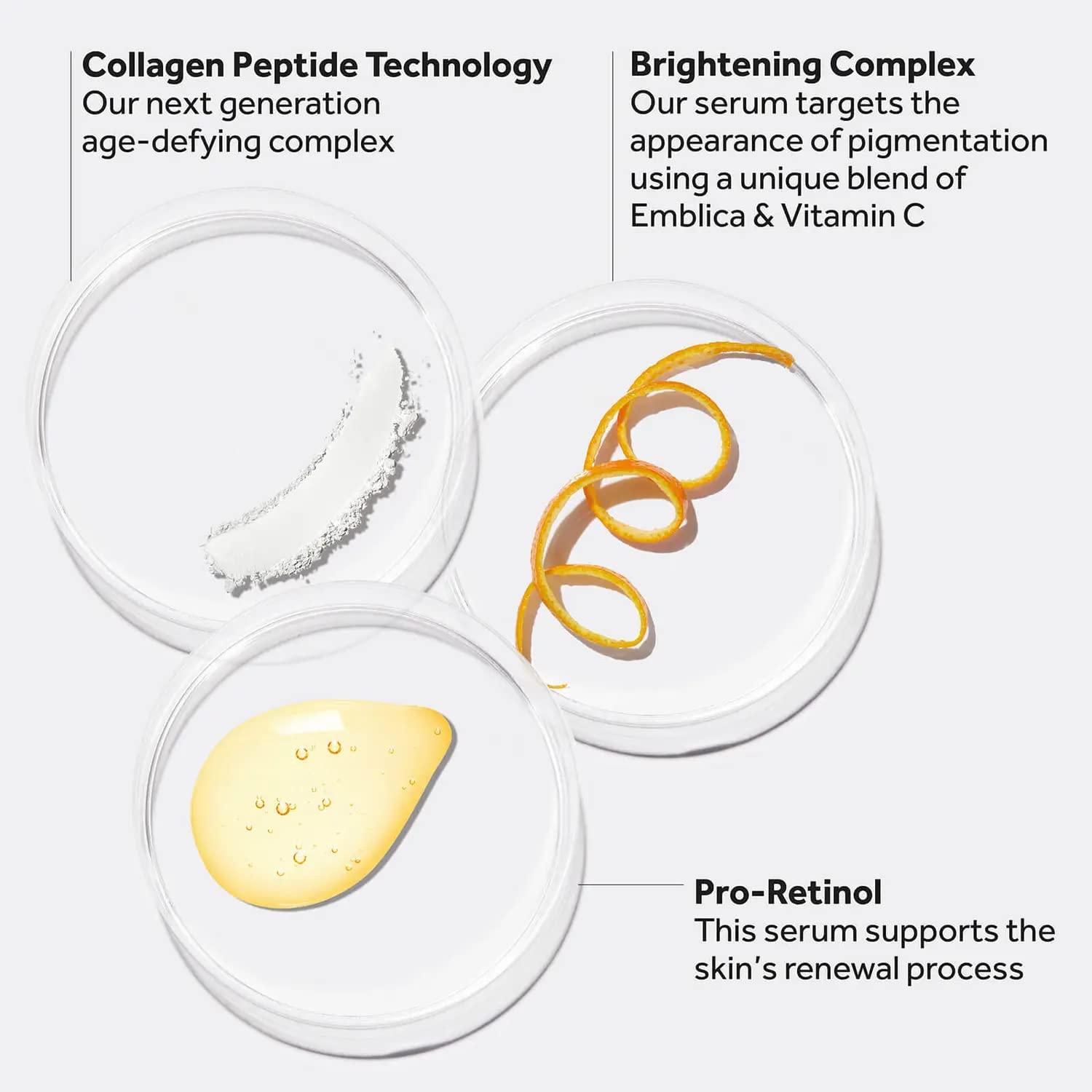 No7 No7 Lift & Luminate Serum & Eye Cream Bundle - Includes Triple Action Face Serum (30ml) and Eye Cream (15ml) - Skincare Kit for Face and Eyes - 2-Piece Bundle