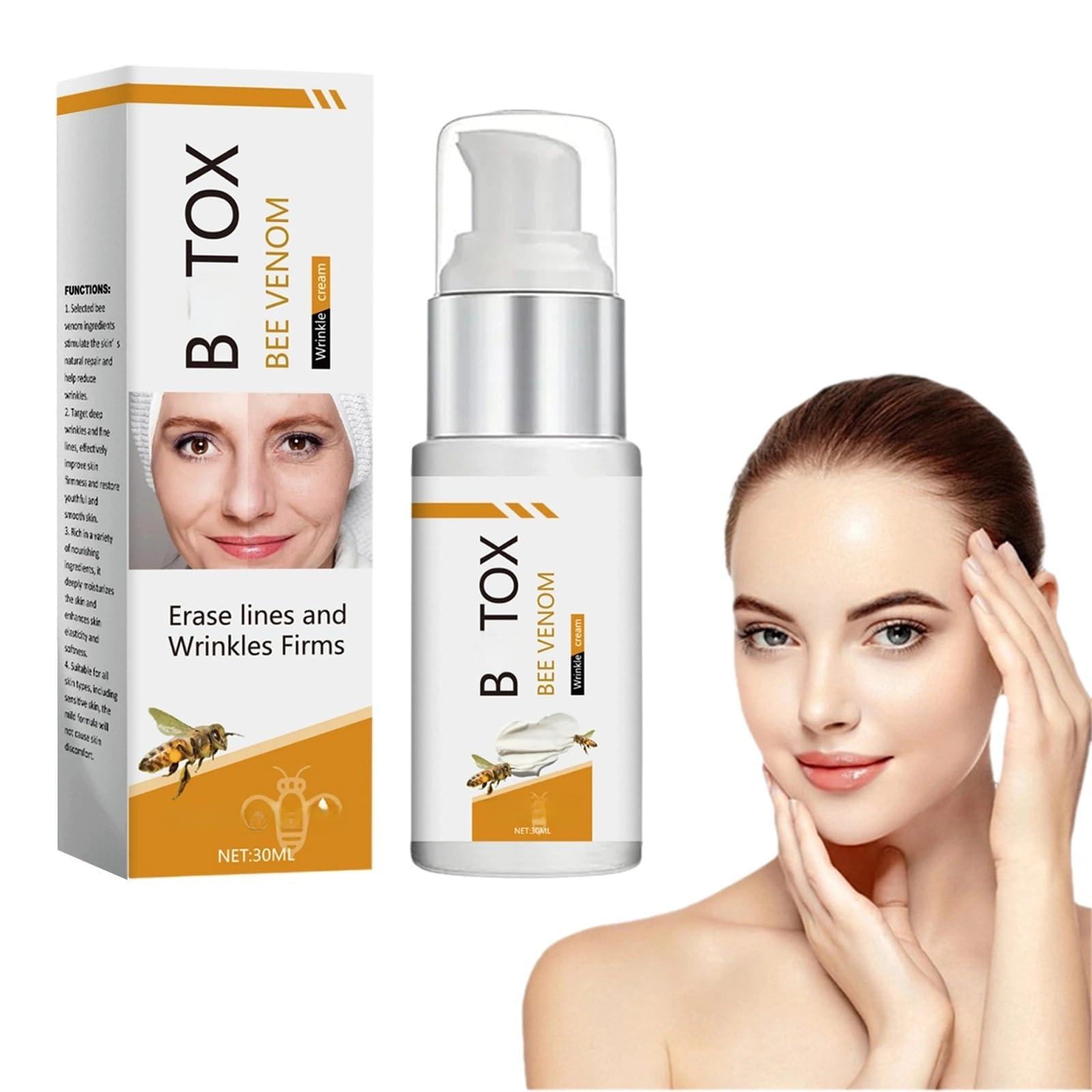 Dyshi New Botox Bee Venom Cream Anti-Wrinkle Firming Multi-Purpose Cream, Upgrade Bee Venom Wrinkle Removal Skin Treatment Cream, Bee Venom Moisturizer Cream for All Skin Types (1)