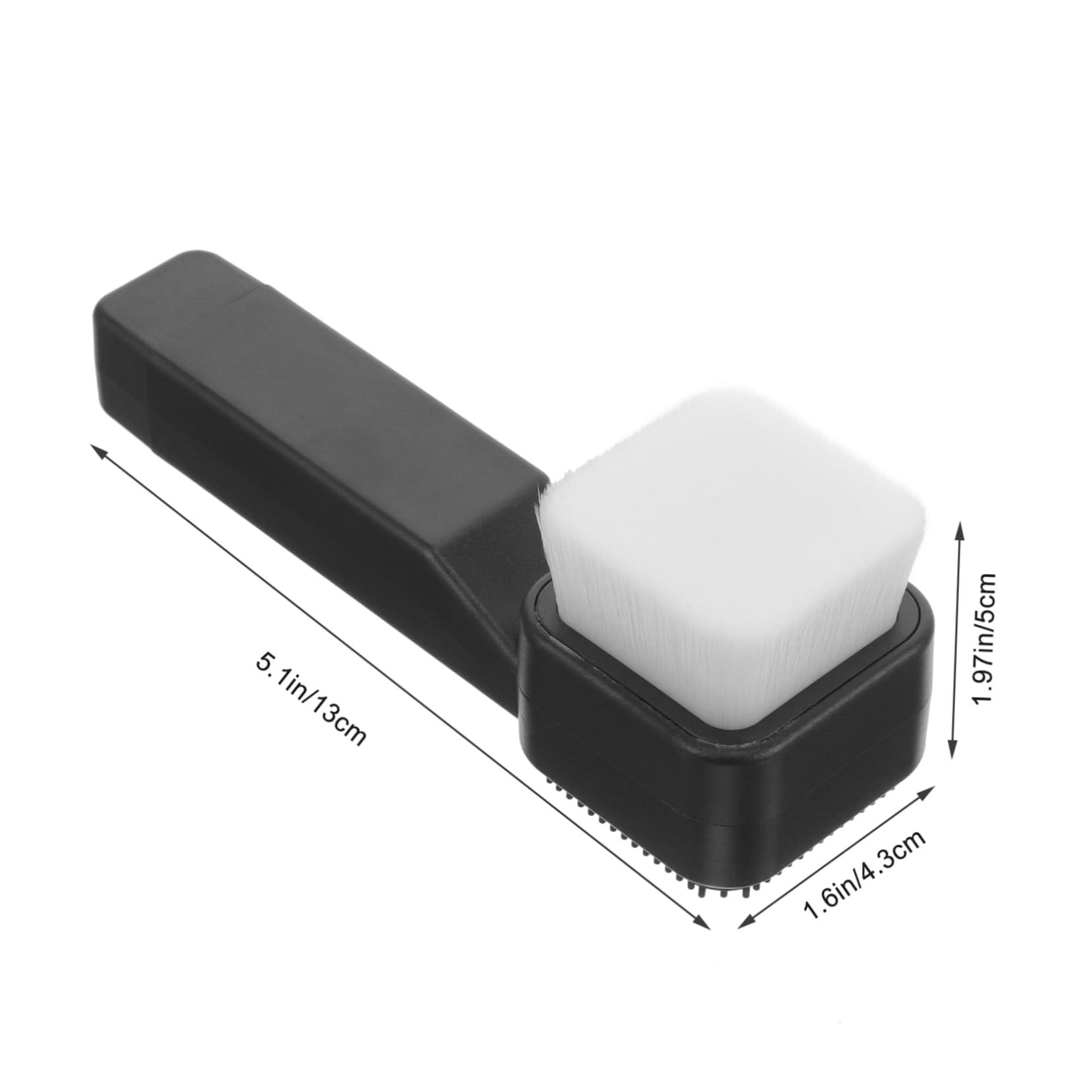 HAPINARY HAPINARY Handheld Facial Wash Brush Double Sided Silicone Scrubber for Men's Facial Care