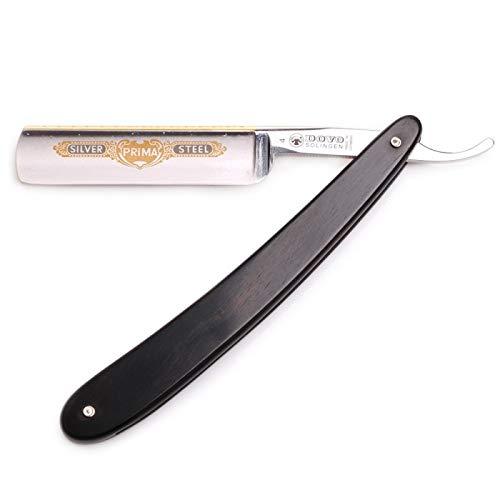 Solingen Solingen Ebony Wood Handle Carbon Steel Straight Razor by Dovo