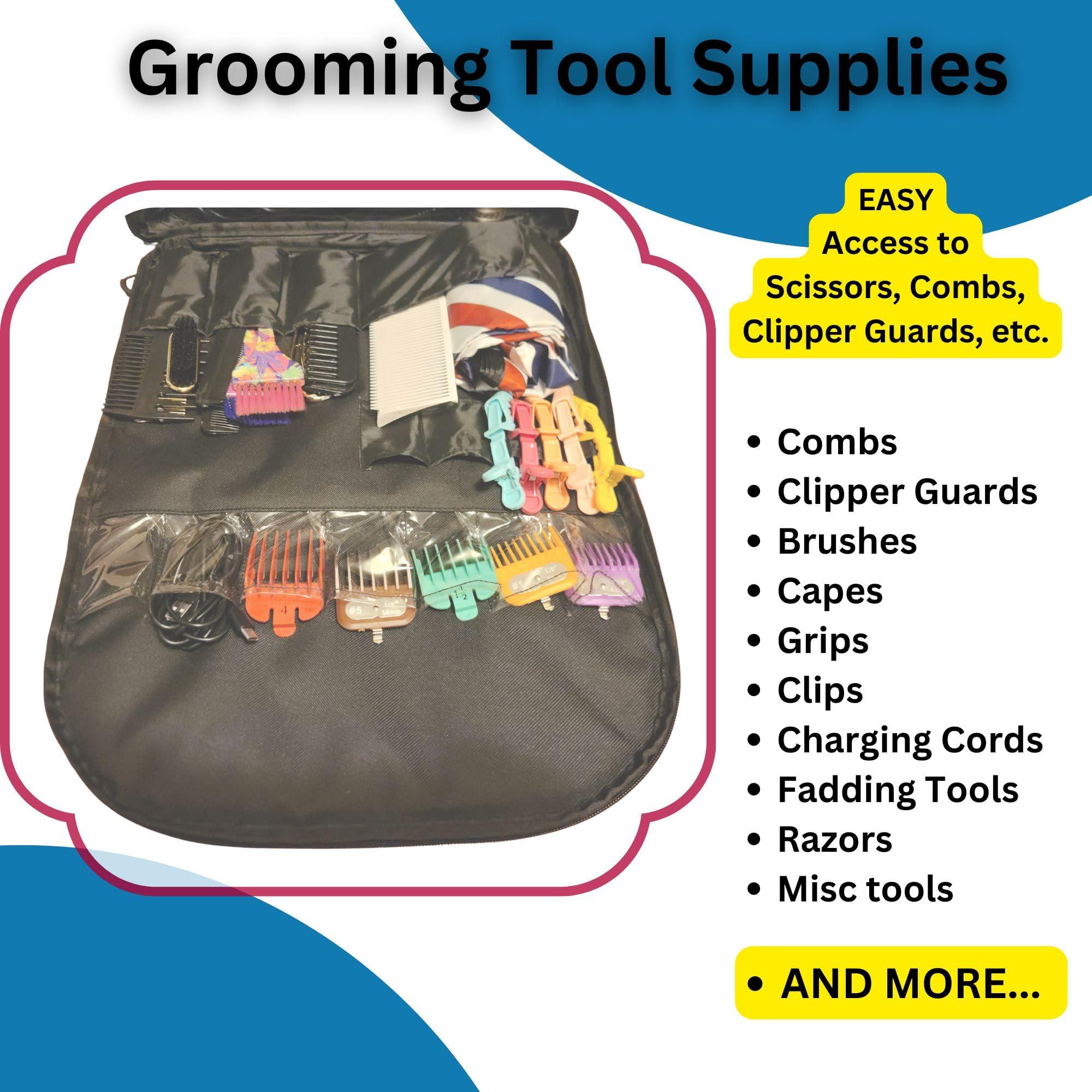 Smart Barber Smart Barber XL Barber Bag & Barber Backpack for Clippers, Tools & Supplies  Padded Tool Compartment, Durable, Easy-Clean, Water-Resistant Case for Traveling Stylists & Groomers