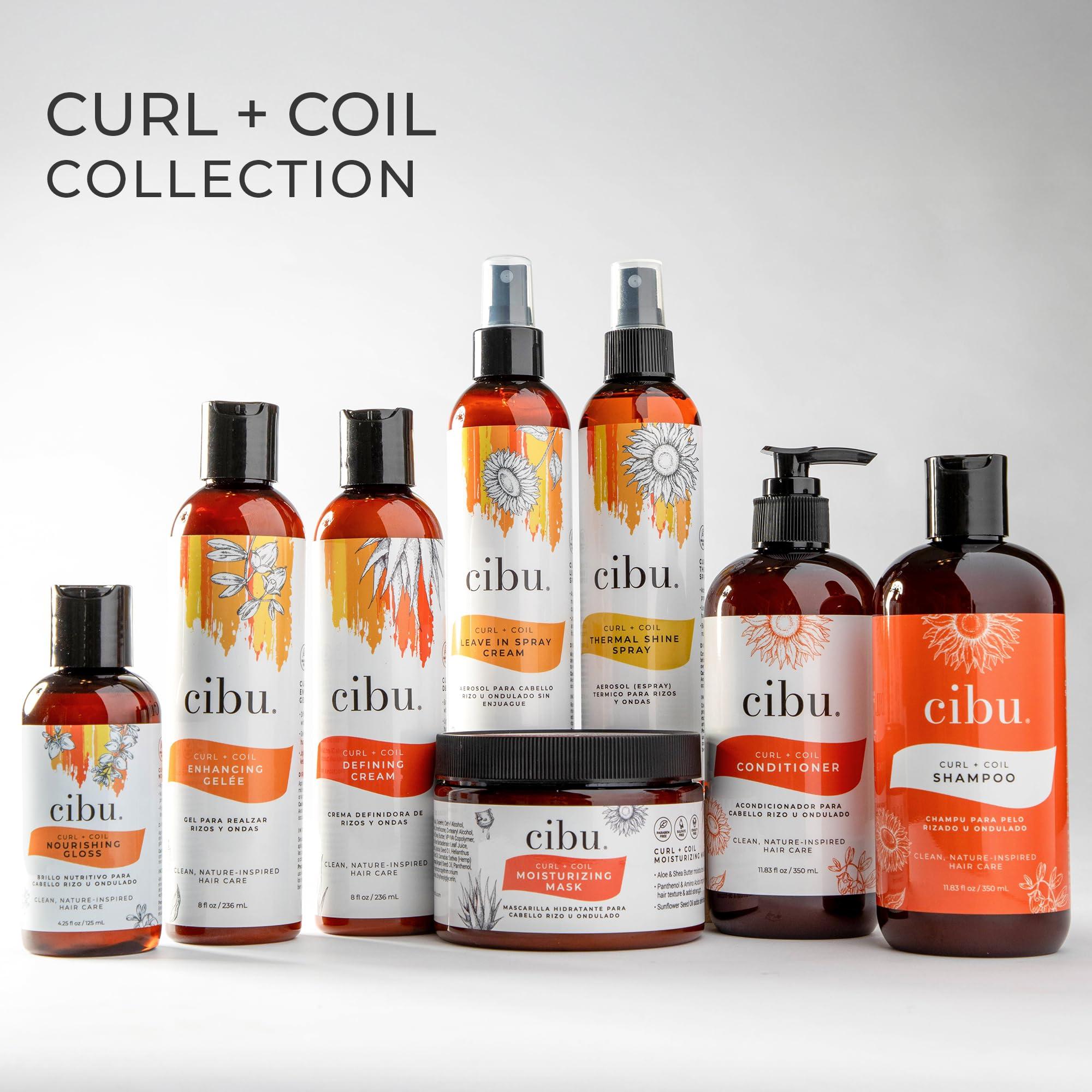 CIBU Cibu Curl + Coil Root Refresh - Nutrient Rich Tea Tree Oil - Moisturizing Hair and Scalp Oil for Dry Itchy Scalp - 8oz