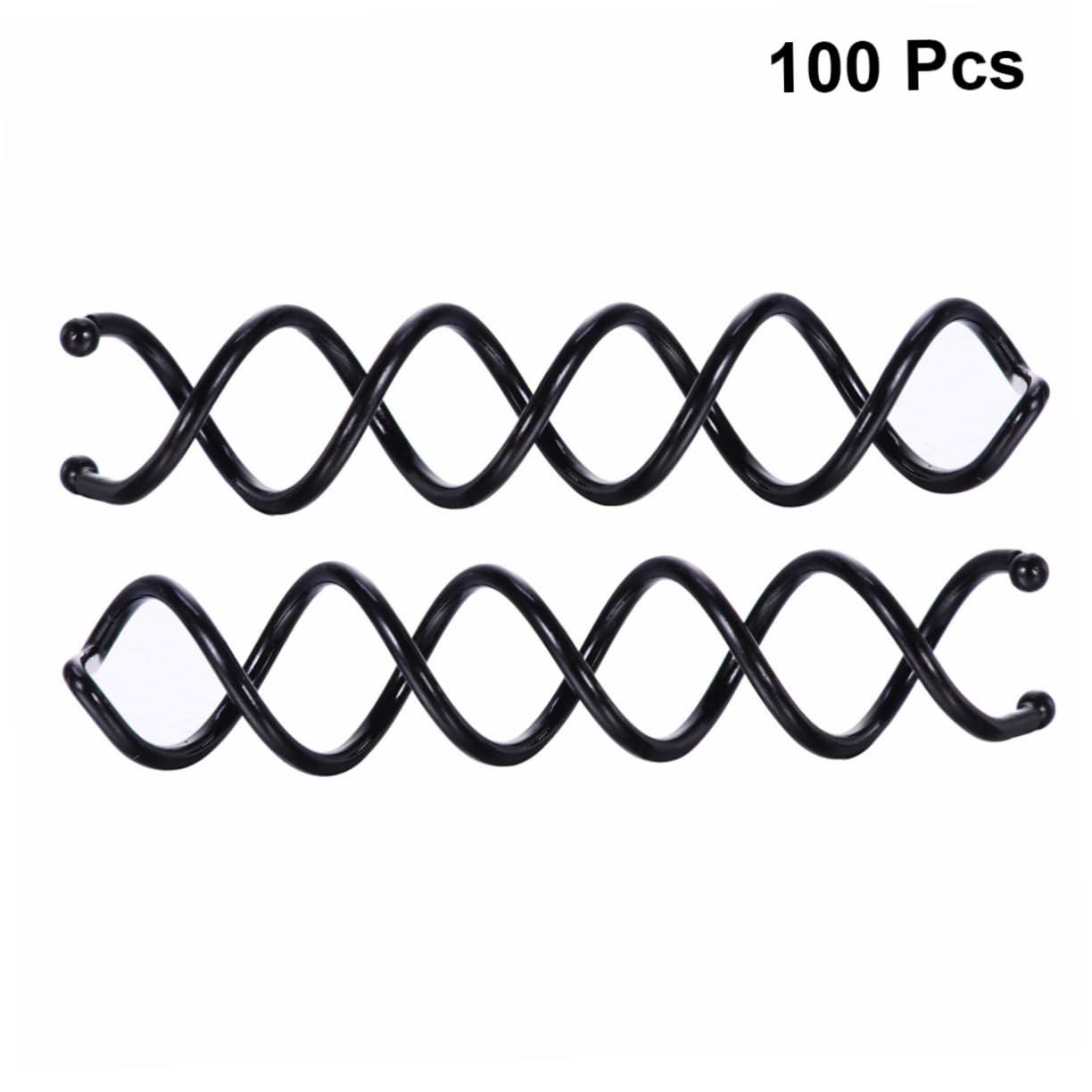 MERRYHAPY MERRYHAPY 100pcs Hair Pins Clip Bangs Hair Clips Hairbands Women Hair Glitter Barrette U Shape Hair Pin Wigs for Women Human Hair Ladies Hairpin Hair Accessories for Women Girl Buns Black