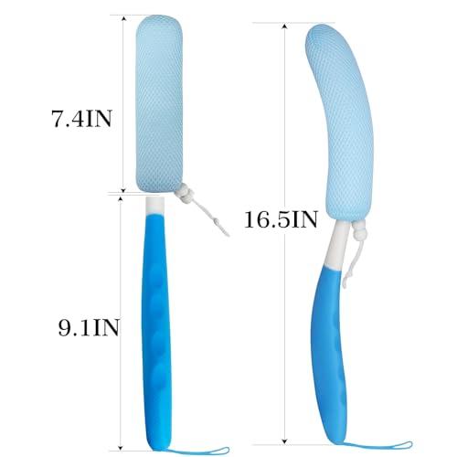 Leetye Mei Leetye Mei Long Handled Shower Brush, Non-Slip Long Handle Bath Brush, Back Body Brush Gentle Exfoliating and Lather Well Deep Cleansing Long-Lasting for Body