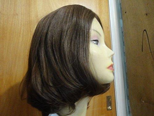 Malky wigs Malky Wig Sheitel European Multidirectional Human Hair Wig 14" Brown MEDUM 10-6