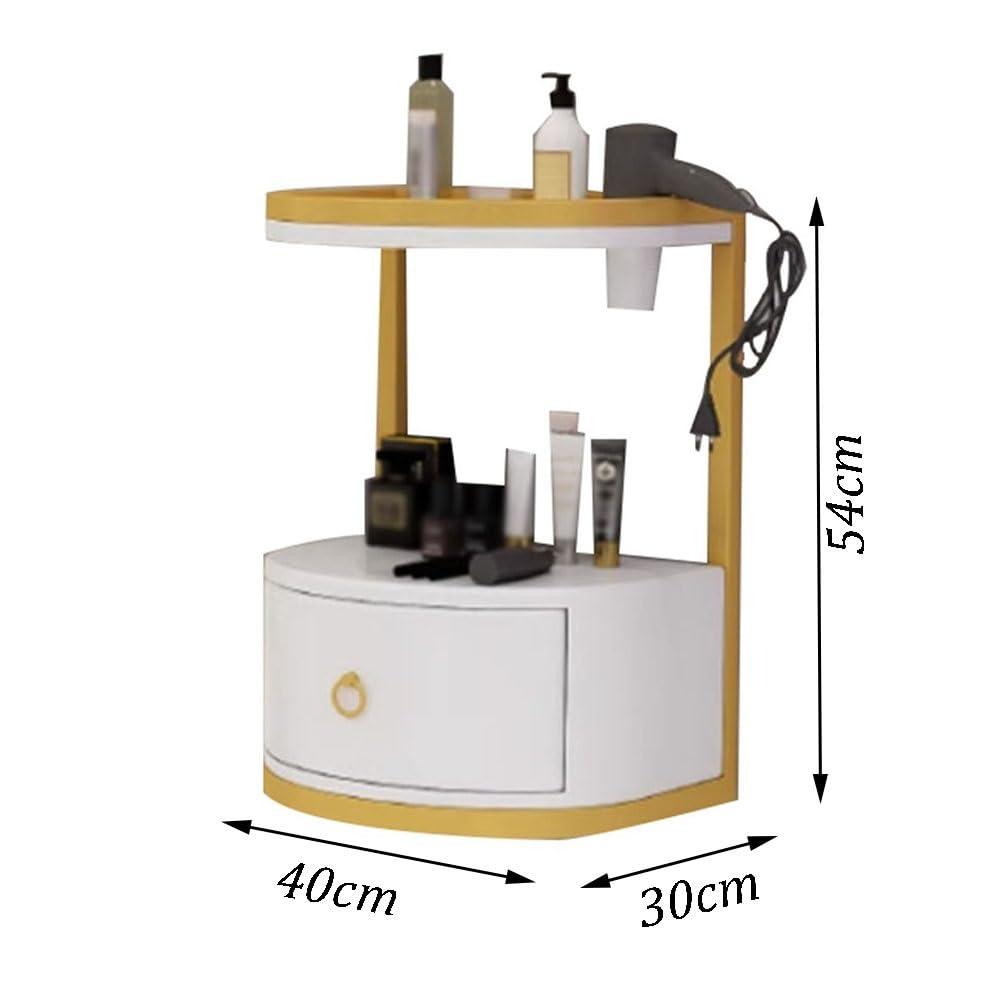 LXHELIVERY LXHELIVERY Beauty Salon Barber Station -Wall Mounted Hair Styling Salon Station -with Drawers Styling Cabinet for Hair Stylist,Barbershop Bathroom Dresser Barber Studio