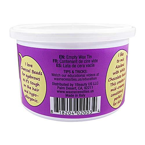 Wax Necessities Wax Necessities Empty Refill Wax Can 14.1 Ounces 3 Pack 1 Handle for Wax Can