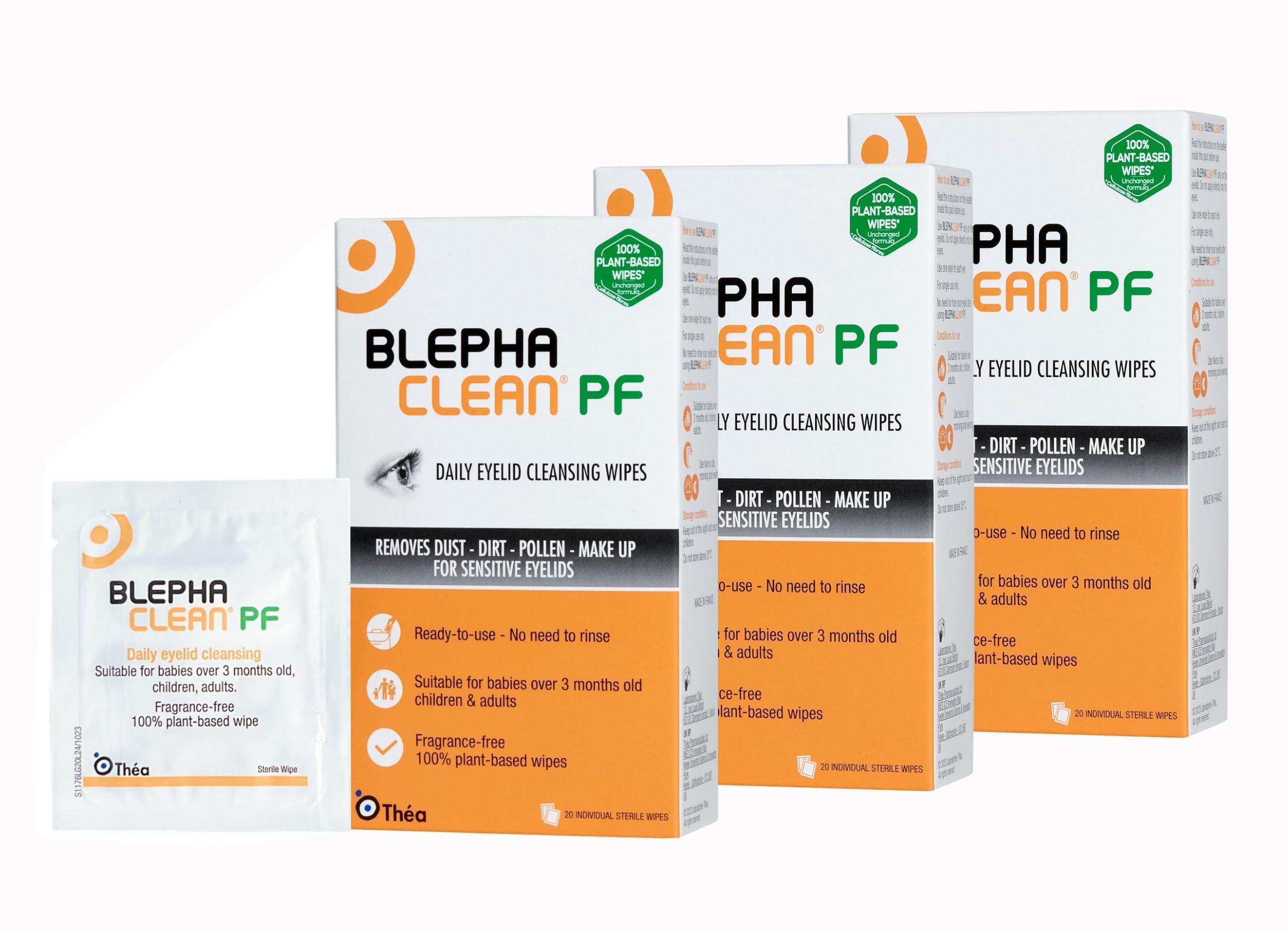 Blephaclean Blephaclean 60 Sterile Eyelid Wipes For Blepharitis Freepost