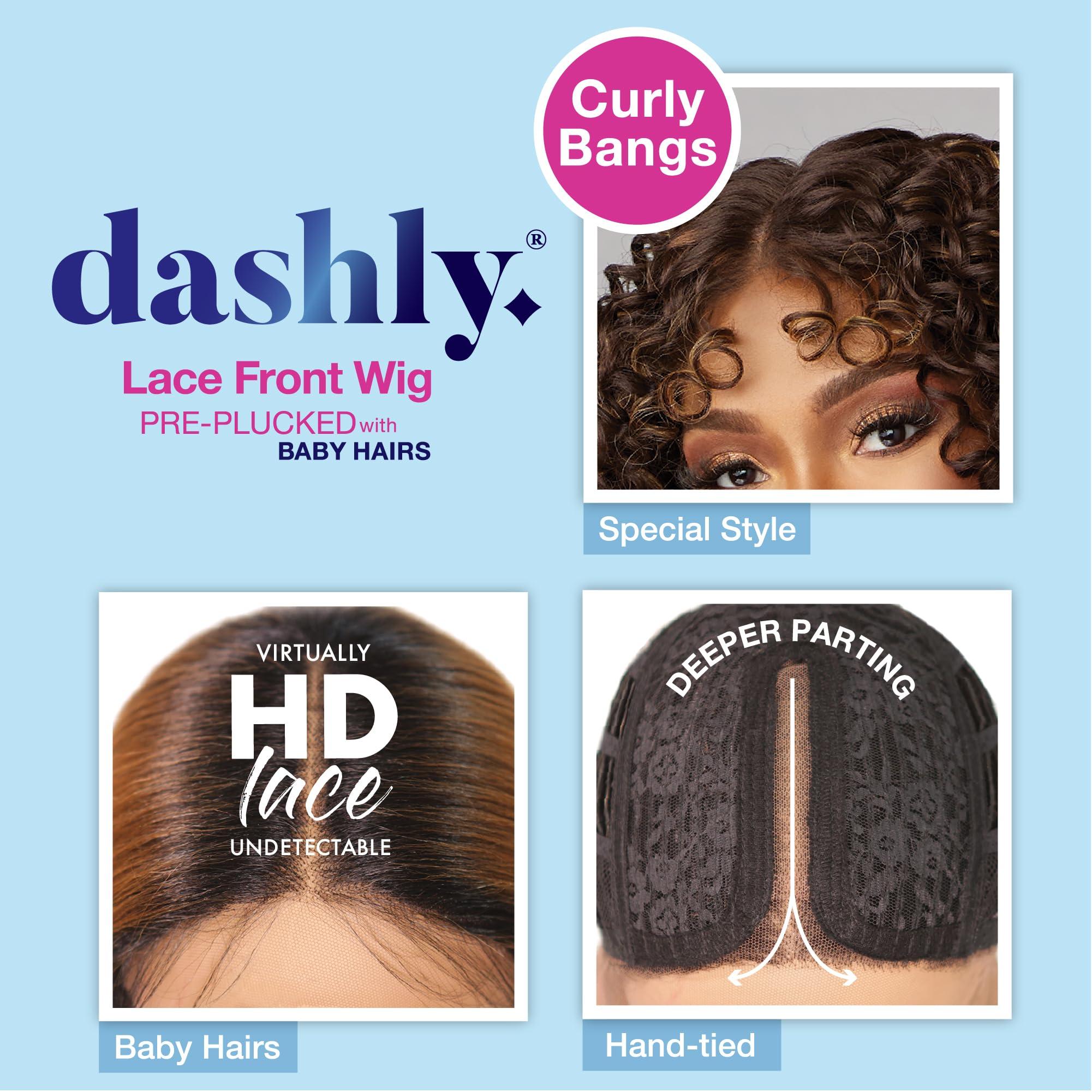 Sensationnel Sensationnel Dashly wig - unit 45 non lace cap ready to wear ear to ear lacepart synthetic (BALAYAGECHOCOLATE)