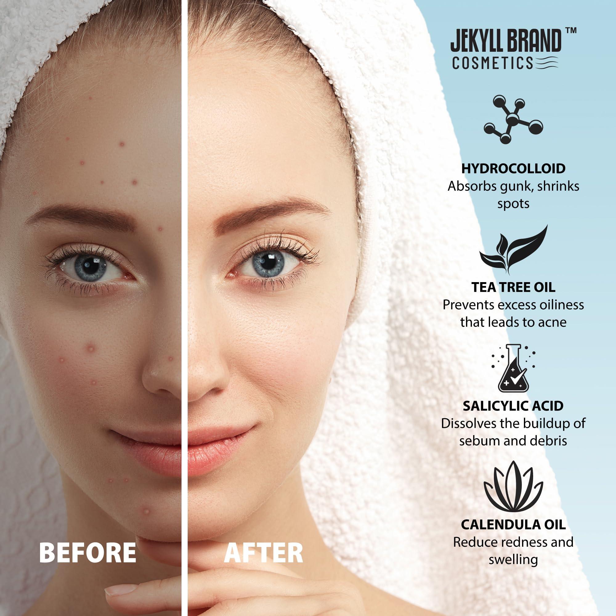 JEKYLL BRAND Jekyll Brand Cosmetics | Premium Pimple Patch (36 counts) | Hydrocolloid | Invisible | Acne Patch for Covering Zits and Blemishes | Sterile Spot Patches for Face and Skin | **Dermatologist Approve**