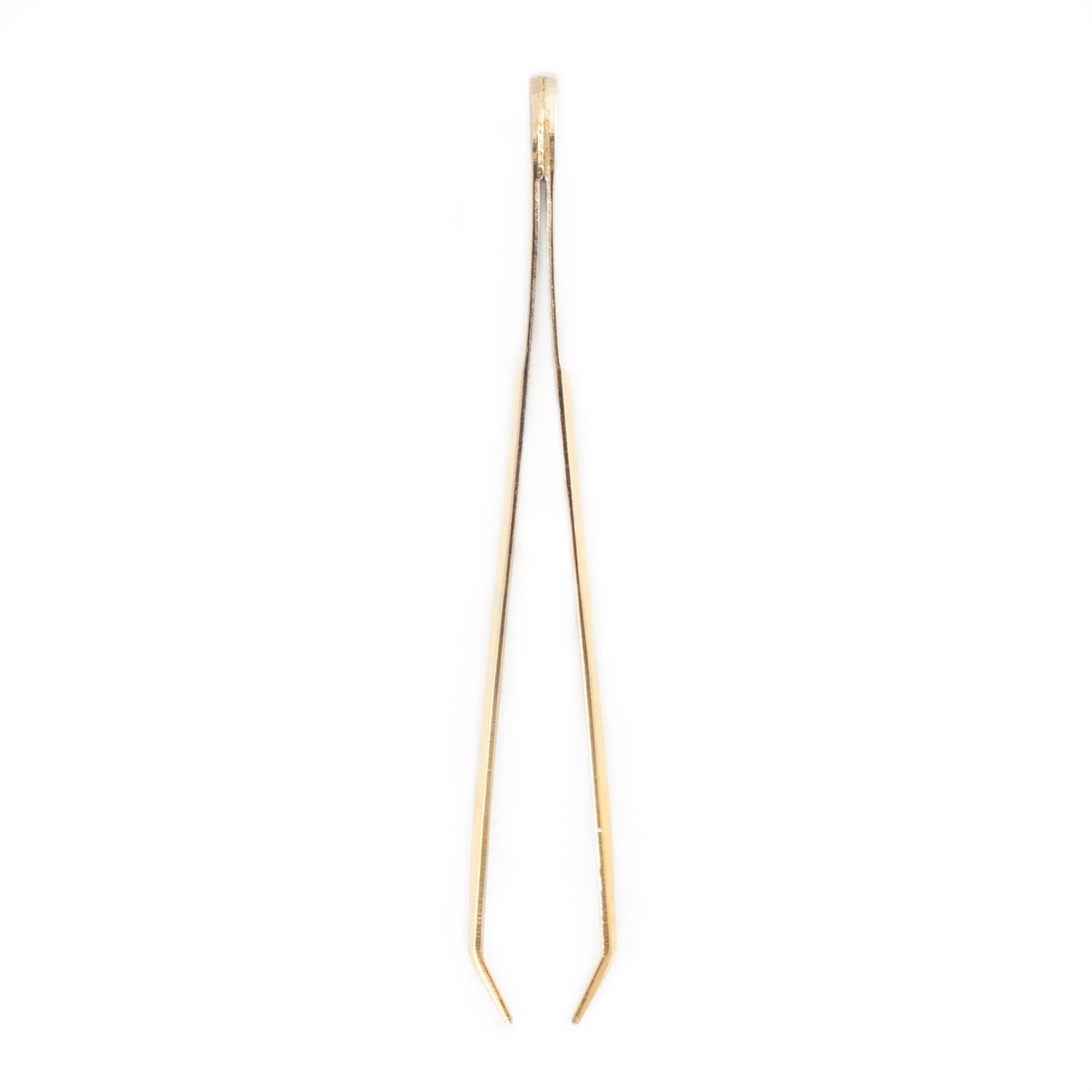 Refine REFINE - Germany - Professional Gold Tweezers, 24K Gold Plated for Eyebrow Shaping and Tweezing Hair Post-Waxing - 3 ct (Pack of 2)