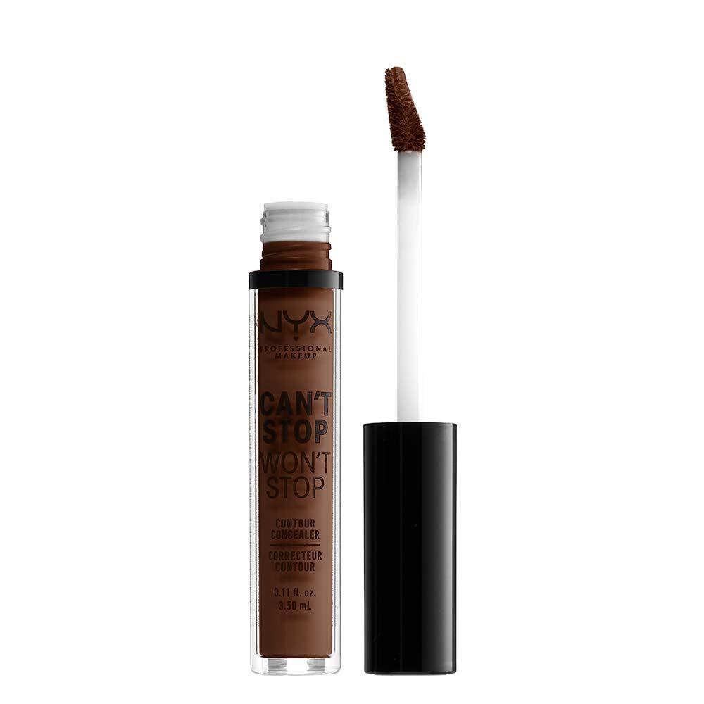 NYX PROFESSIONAL MAKEUP NYX PROFESSIONAL MAKEUP Can't Stop Won't Stop Contour Concealer, 24h Full Coverage Matte Finish - Deep Walnut