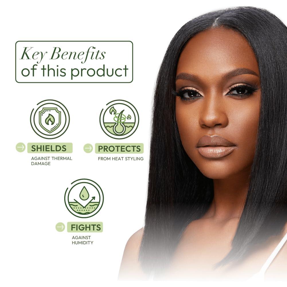 ORS Olive Oil ORS Olive Oil Heat Protection Hair Serum infused with Coconut Oil for Restorative Shine - 6 ounces (Pack of 1)