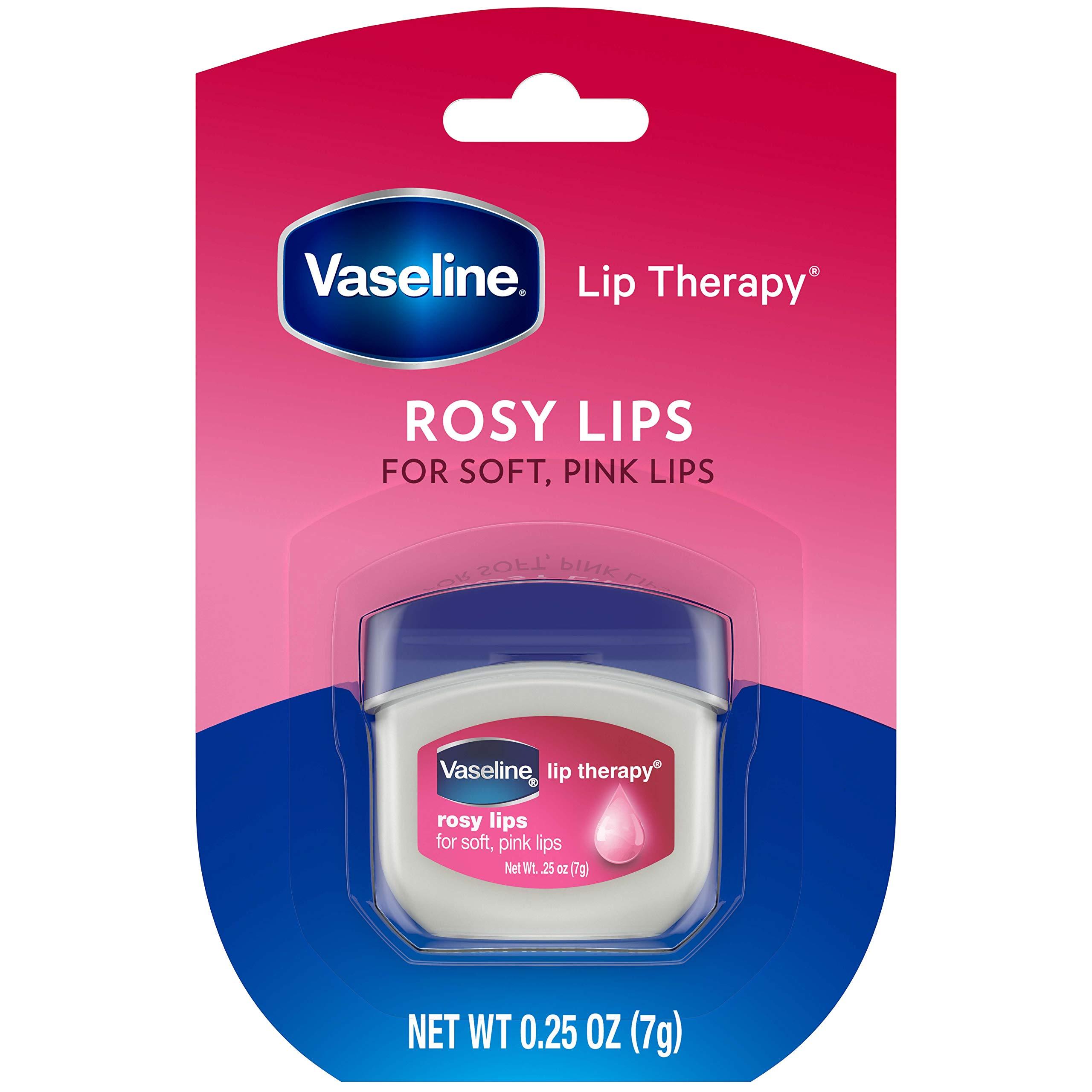 Vaseline Vaseline Lip Therapy Lip Balm Mini, Rosy, 0.25 oz
