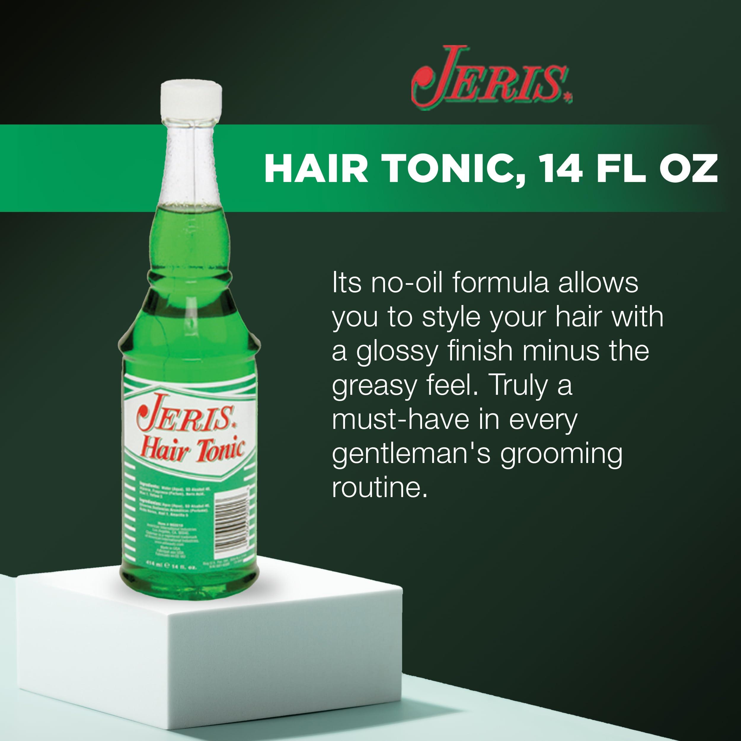 Clubman Jeris Hair Tonic Professional Size, Men\'s Revitalizing Classic Grooming Treatment, 14 fl oz, 1-pack