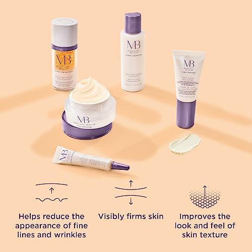 Meaningful Beauty Meaningful Beauty Anti-Aging Daily Skincare System with Youth Activating Melon Serum, 7-Piece Kit