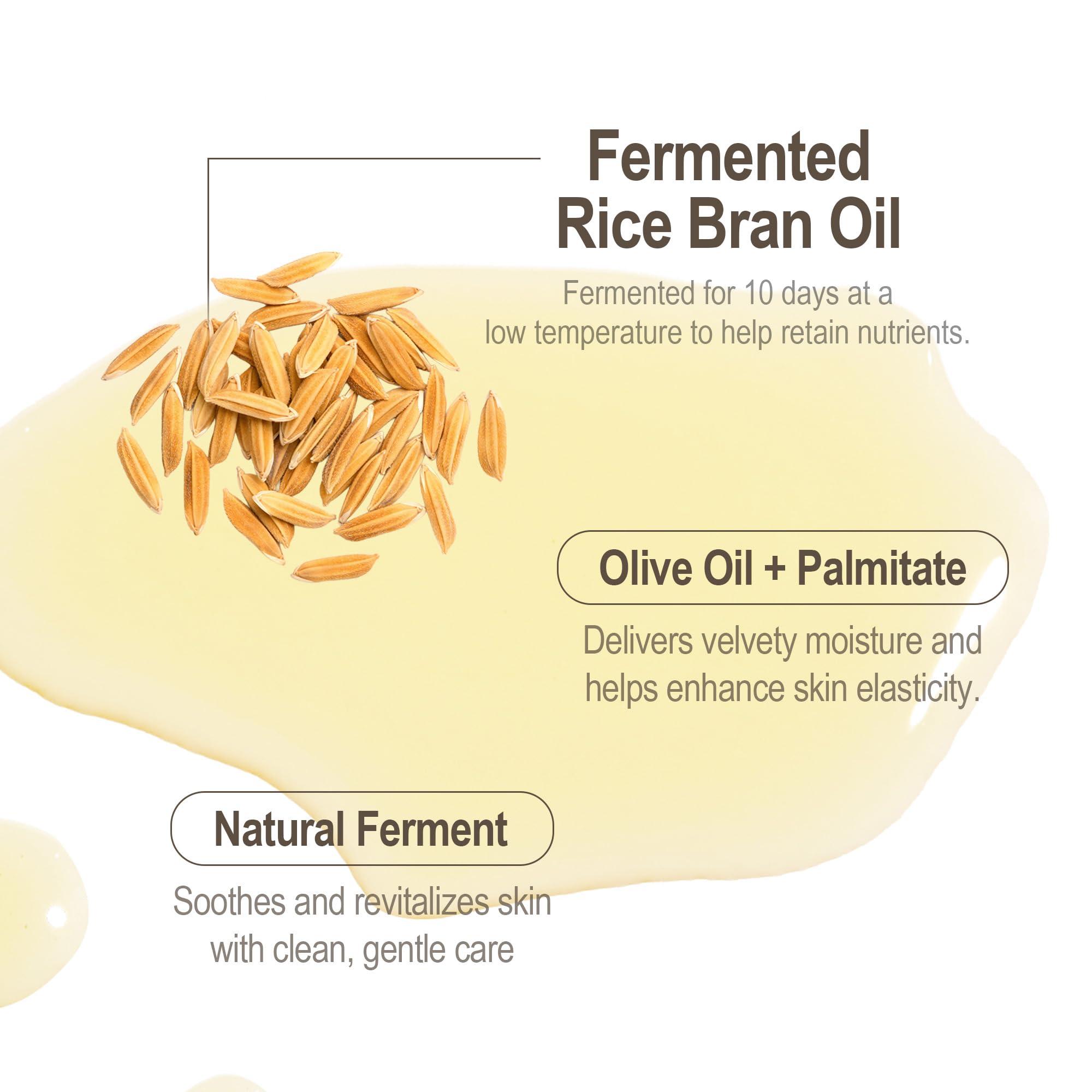 HAYEJIN HAYEJIN Rice Bran Oil for Body | Moisturizing Body Oil For Men & Women | Hydrating Body Oil w/Fermented Rice Bran Oil for Skin | Refreshing Body Oil for Dry Skin 6.76 Fl Oz