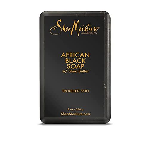 SheaMoisture Shea Moisture African Black Soap With Shea Butter 8 oz (Pack of 11)